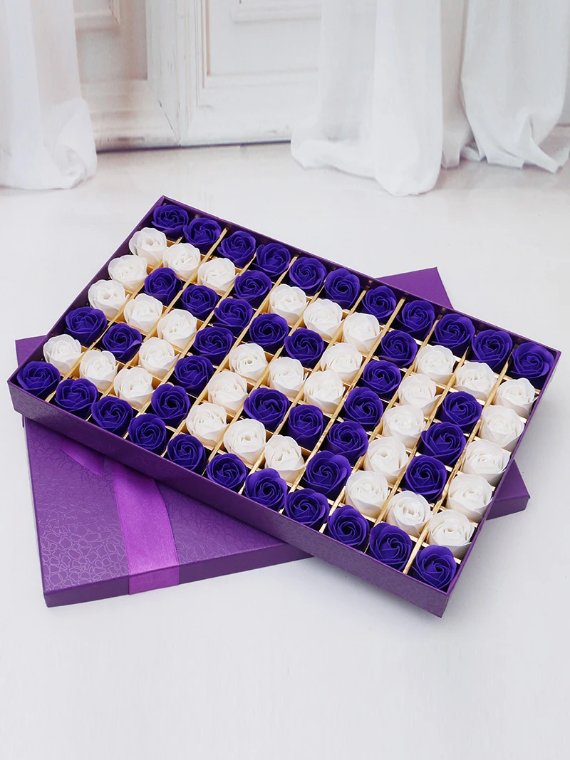 81 шт./компл. Роза цветочное мыло цветок для ванной ароматизированные розы тела