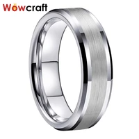 6mm tungsten wedding bands for women matte finish couple ring wedding jewelry anniversary rings
