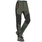 Брюки мужские Зимние флисовые, повседневные модные штаны, армейский зеленыйсерыйоранжевыйвинно-красный цвета, большие размеры S M L XL XXL 3XL 4XL