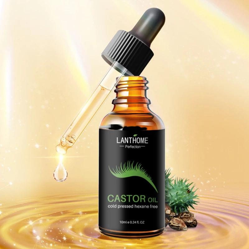 

Lanthome Castor Oil for Hair Growth Serum Eyelash Growth Lifting Eyelashes Thick Eyebrow Growth Enhance Eye Lashes Serum Mascara