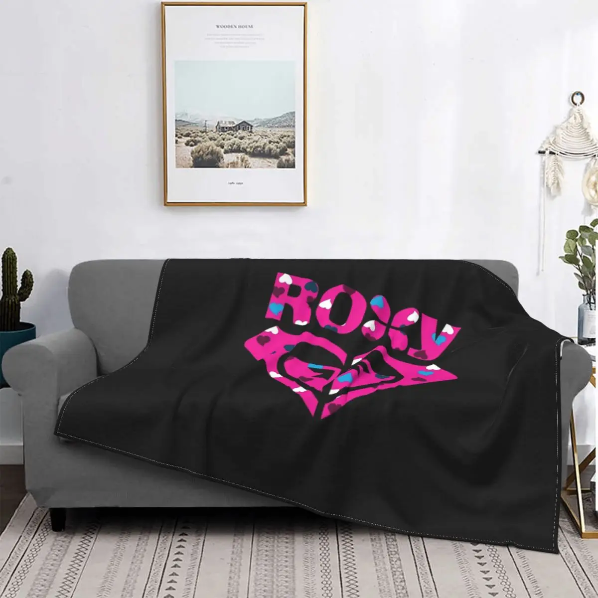 

Roxy-Manta a cuadros para cama, cobertor de invierno a cuadros, esponjoso