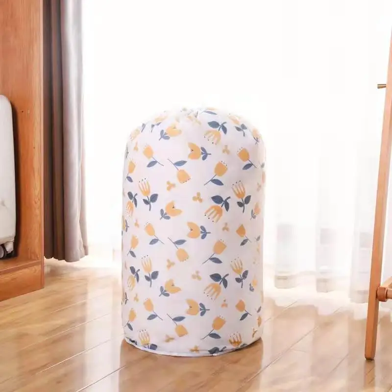 

NEW Waterproof Portable Clothes Storage Bag Folding Closet Pillow Quilt Organizer Blanket Large Capacity PEVA Drawstring Packing