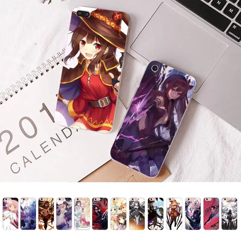 

Anime Puella Magi Madoka Magica Phone Case for iPhone 13 11 12 pro XS MAX 8 7 6 6S Plus X 5S SE 2020 XR case