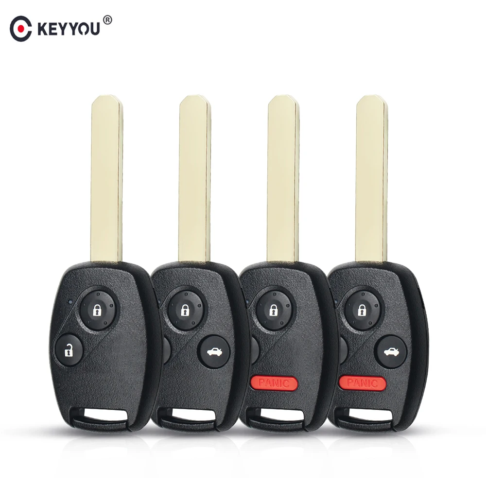 Запасной чехол KEYYOU для Honda Accord 2003 2004 2005 2006 2007 3/4 с двумя/кнопками|Ключ от авто| |