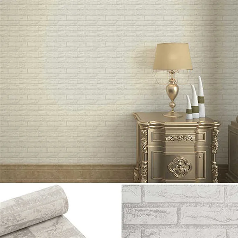 Домашний Декор 3D ПВХ деревянная зернистая Настенная Наклейка s бумага кирпичная