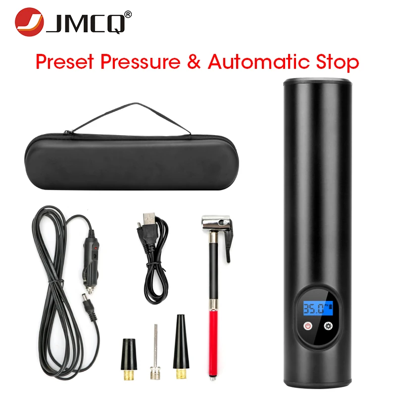 Насос JMCQ надувной для шин мини портативный компрессор с USB-зарядкой воздушный