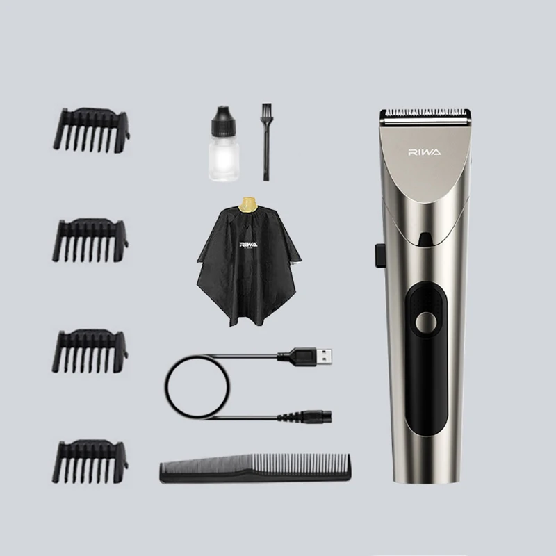 

Xiaomi RIWA RE-6305 Washable Rechargeable Hair Clipper Professional Barber Trimmer With Carbon Steel Cutter Head