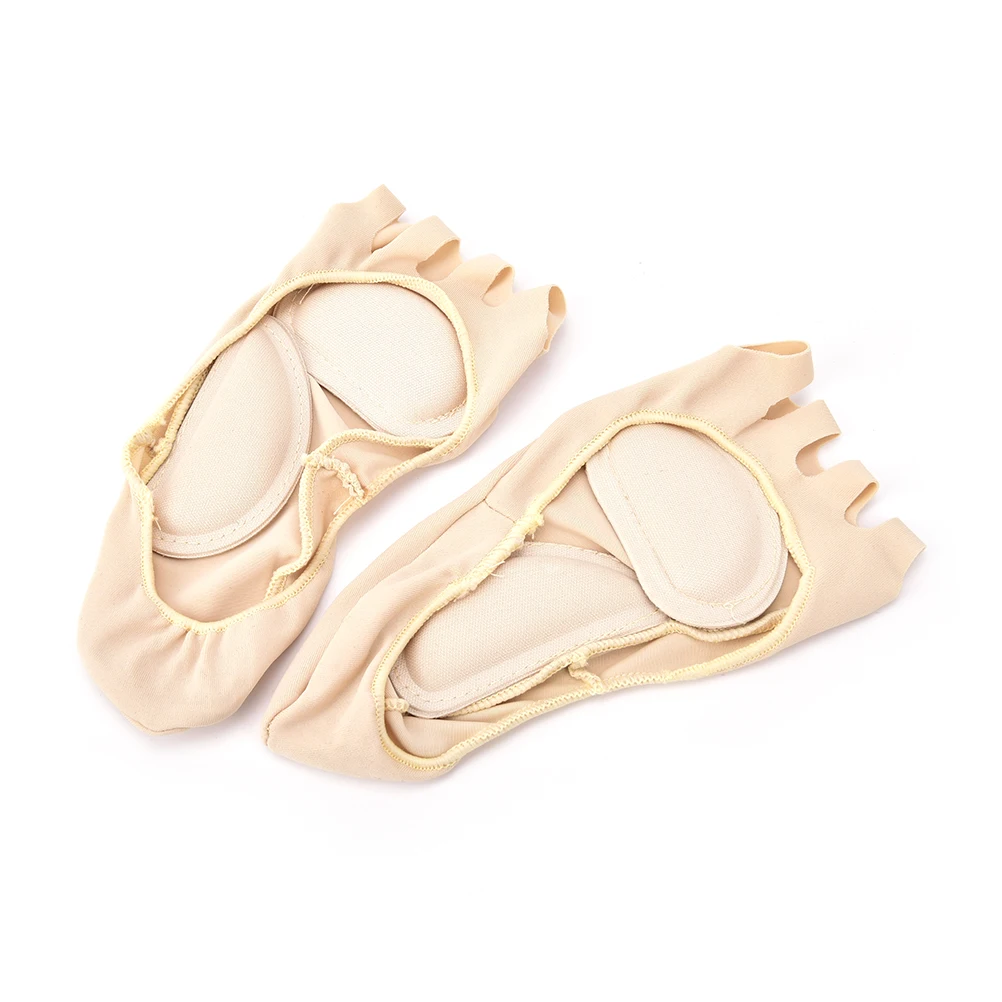 1 pair 2 шт., носки с поддержкой свода стопы с 3D эффектом, массажные носки для ног, забота о здоровье, женские шелковые носки с гелевыми подушечками, невидимые стельки, летние носки - Цвет: 1 pair