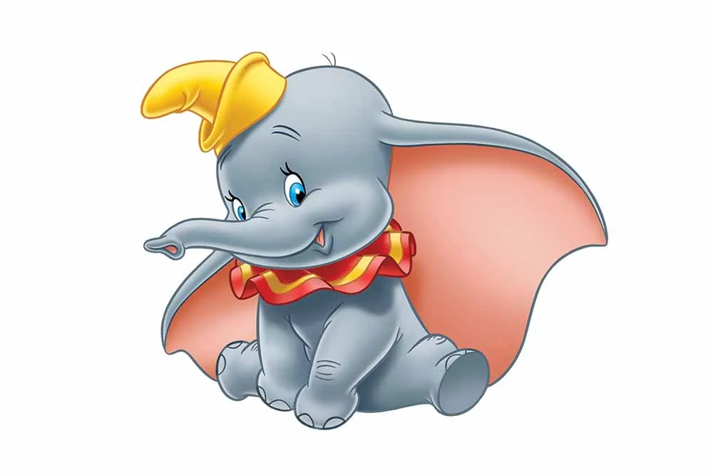 Тонкий винил облако небо Dumbo мышь Слон Дети Фотостудия фоны профессиональные домашние фото фоны - Цвет: SK0094