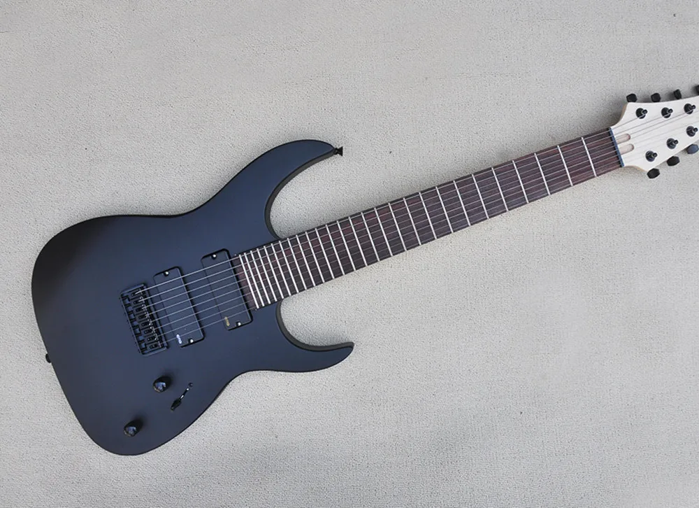

8 Strings Electric Guitar with Rosewood Fingerboard,Black Hardware,Provide Customized Service