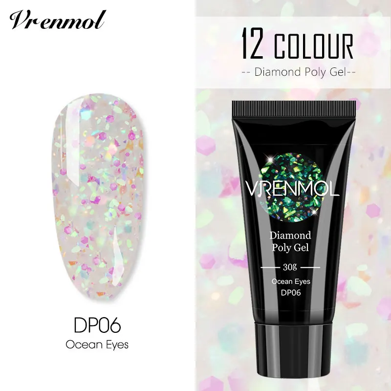 30ml DP06 Vrenmol, не очищающее верхнее покрытие, верхнее покрытие, Базовое покрытие, основа, грунтовка, Гель-лак для ногтей, УФ светодиодный Гель-лак, впитывающий Гель-лак - Цвет: 30ml DP06
