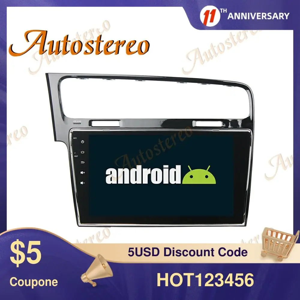 Автомобильный мультимедийный плеер DSP Android 9 без DVD плеера GPS навигация для Volkswagen