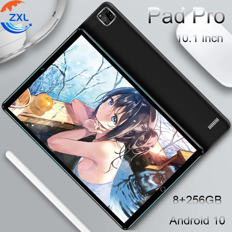 

Global Version Pad Pro Tablet 8GB RAM 256GB ROM 10.1 Inch Android Tablets 10.0 4G Network 10 Core Tablete PC WIFI GPS Tablette
