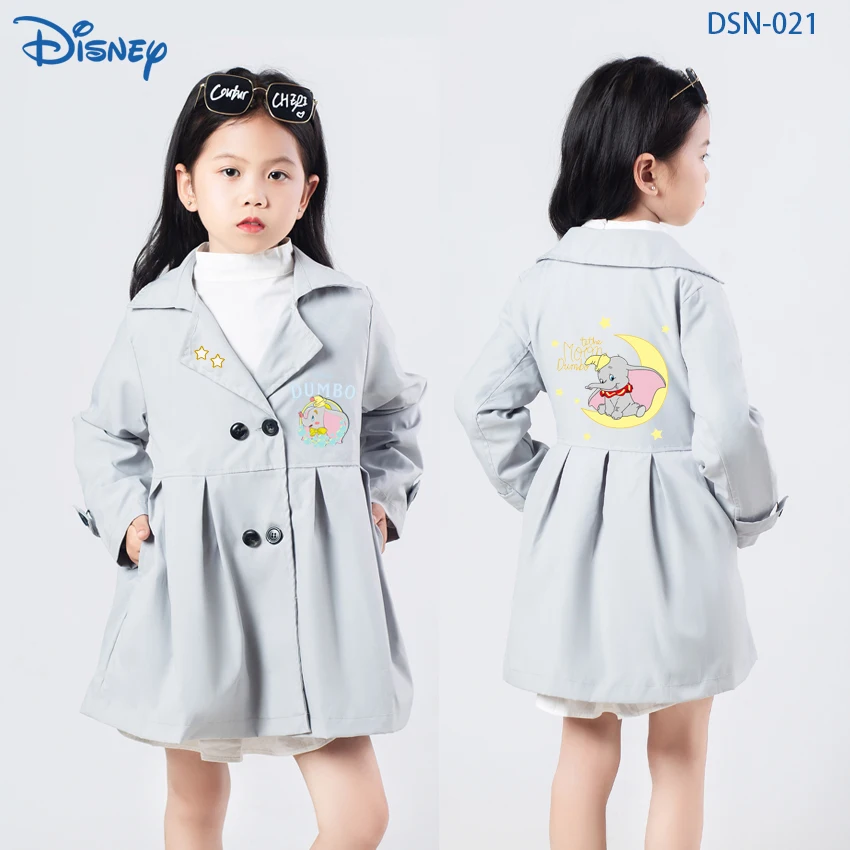 

Детская ветровка Disney Дамбо, Детская верхняя одежда, спортивное пальто для девочек для отдыха на открытом воздухе и путешествий, детские топ...