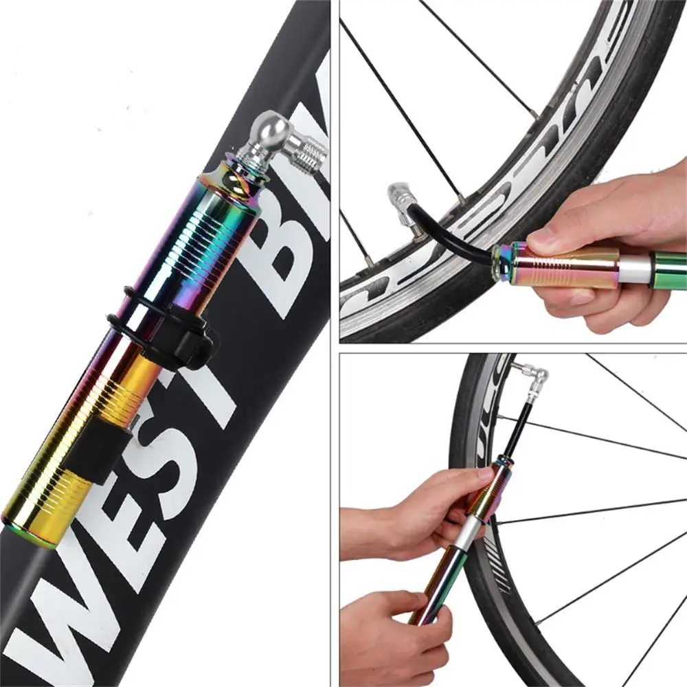 

Bike Mountain Road Pump Tire Inflation High Pressure Hand Pump Inflator Bicycle Tire Pump Cycling Air Inflator Bike Accessories