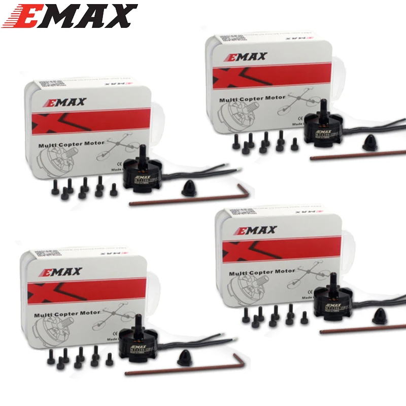 4 компл./лот оригинальный Emax MT2206 1500KV 1900KV бесщеточный двигатель CW CCW для QAV250 Mini