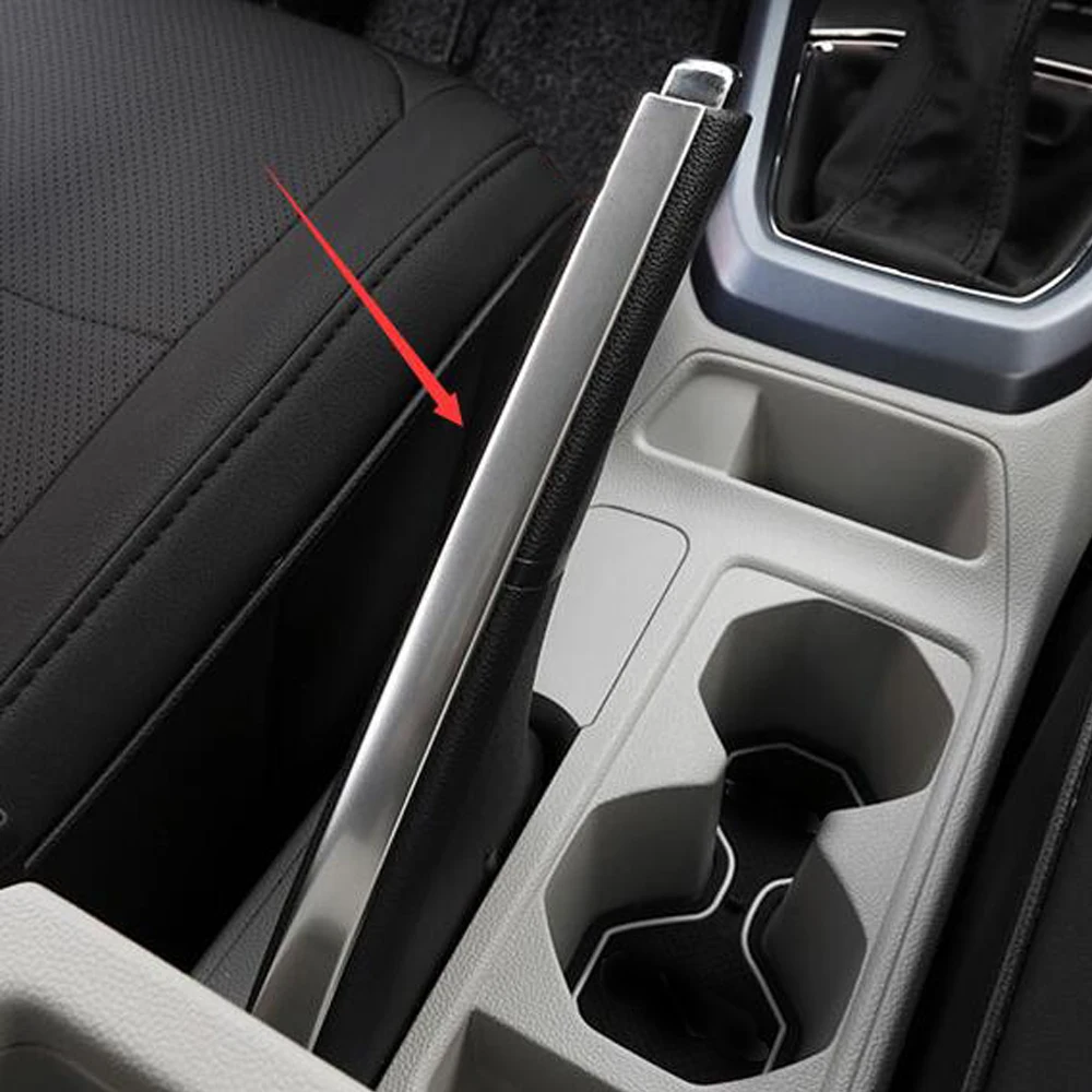 

Подходит для Volkswagen VW T-cross Tcross 2019 2020 2021 Стайлинг автомобиля из нержавеющей стали ручной тормоз отделка полосы автомобильные детали