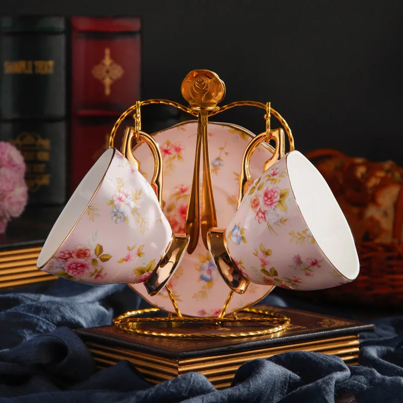 Набор кофейных чашек чашка для чая из костяного фарфора и блюдце эспрессо