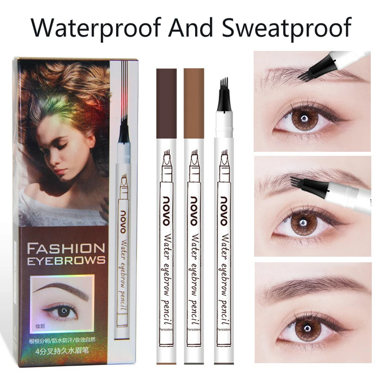 Карандаш для бровей очень тонкая миниатюрная Водонепроницаемая жидкая подводка