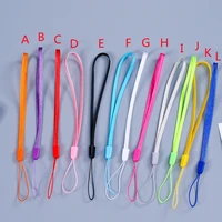 mobile phone lanyard water cup wrist rope nylon pine nut rope accessories sling short lanyard 50 one color