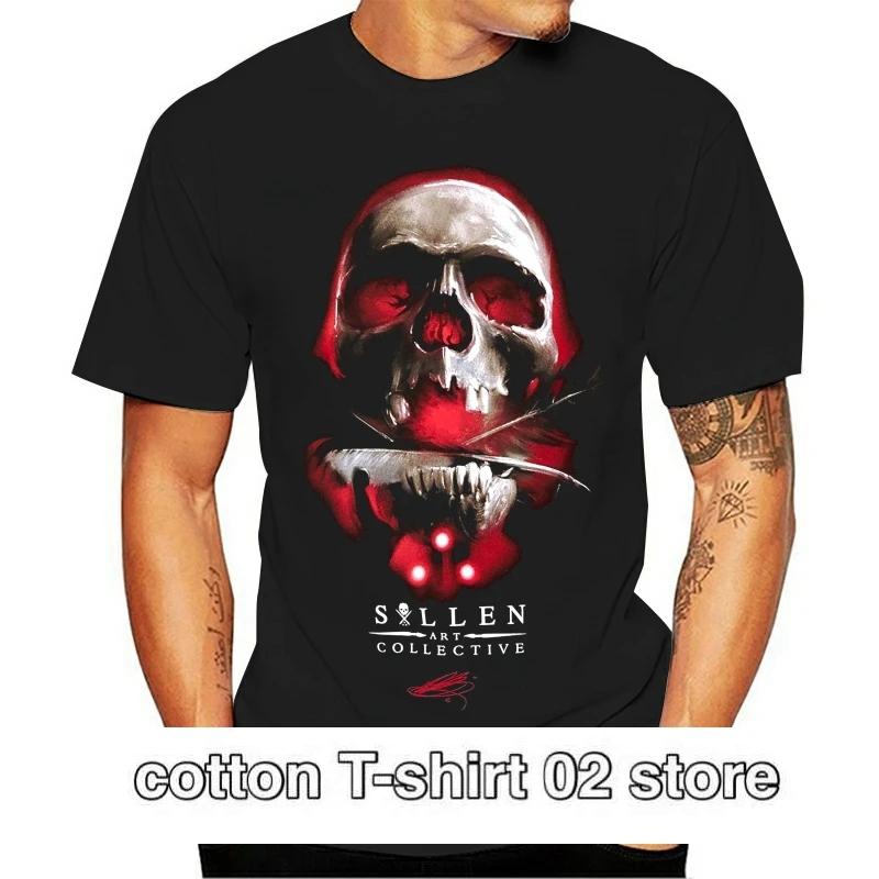 

Camiseta de verano para mujer, camiseta negra с принтом Damion, серия артистов с татуировкой, коллекция 2021
