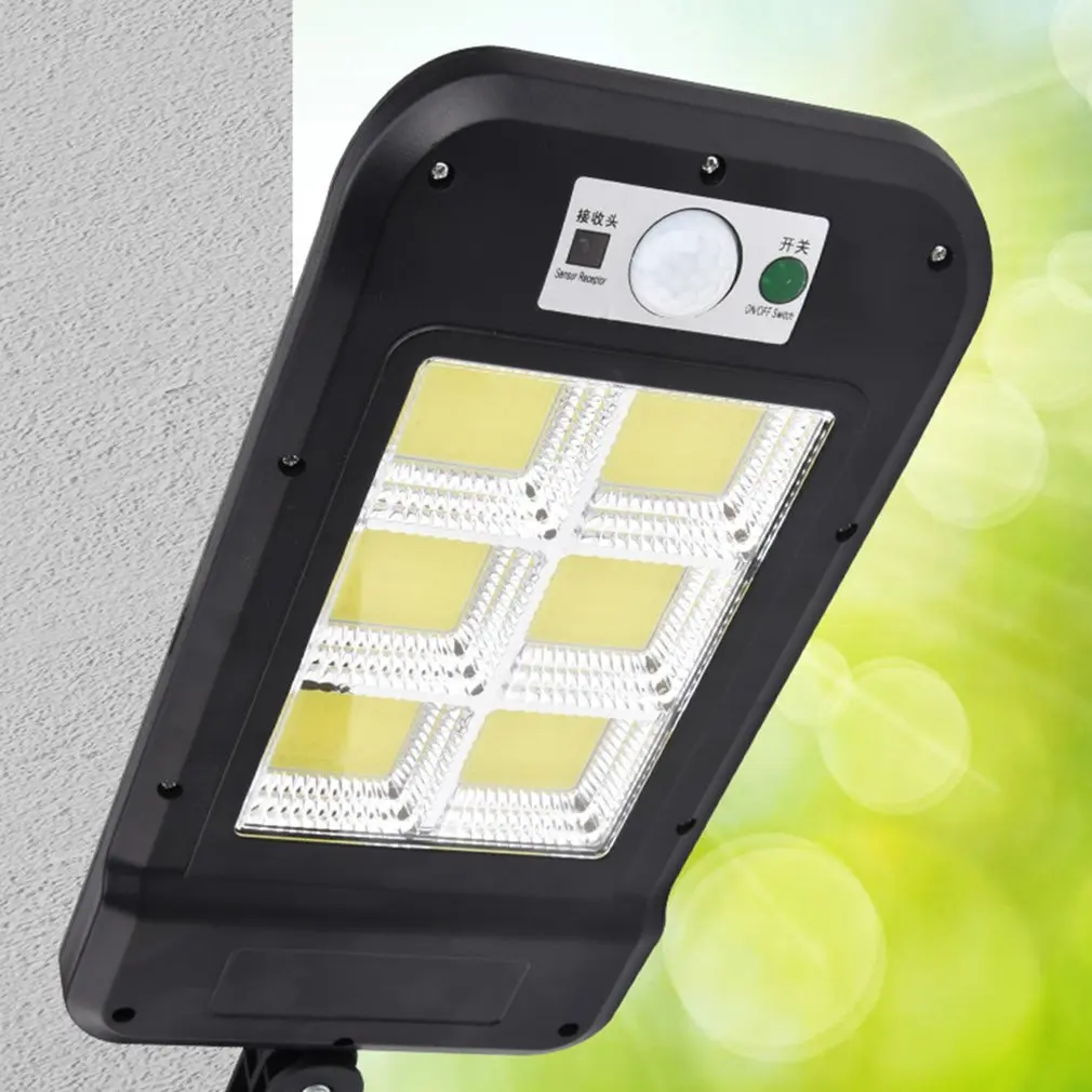 

COB Solar Light PIR Motion Sensor Garden Wall Solar street lamp Human Body Induction Waterproof Lamp Smart Remote Control Lamp