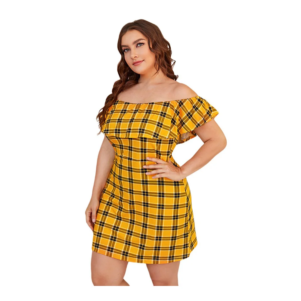 

Summer Home Women's Sexy One Shoulder Open Back Nightdress Large Dress Large size dress Dresses Nightgown plus size sets