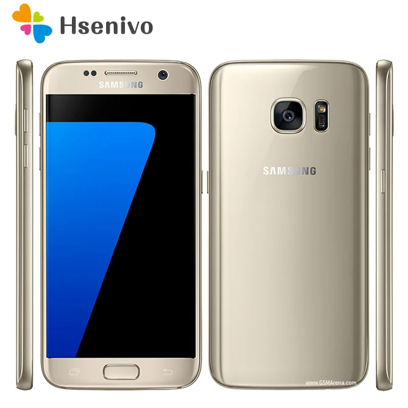 Samsung Galaxy S7 отремонтированы оригинальный G930F Quad Core 5 1 &quot4G RAM 32G ROM LTE 4G 12MP камера 3000