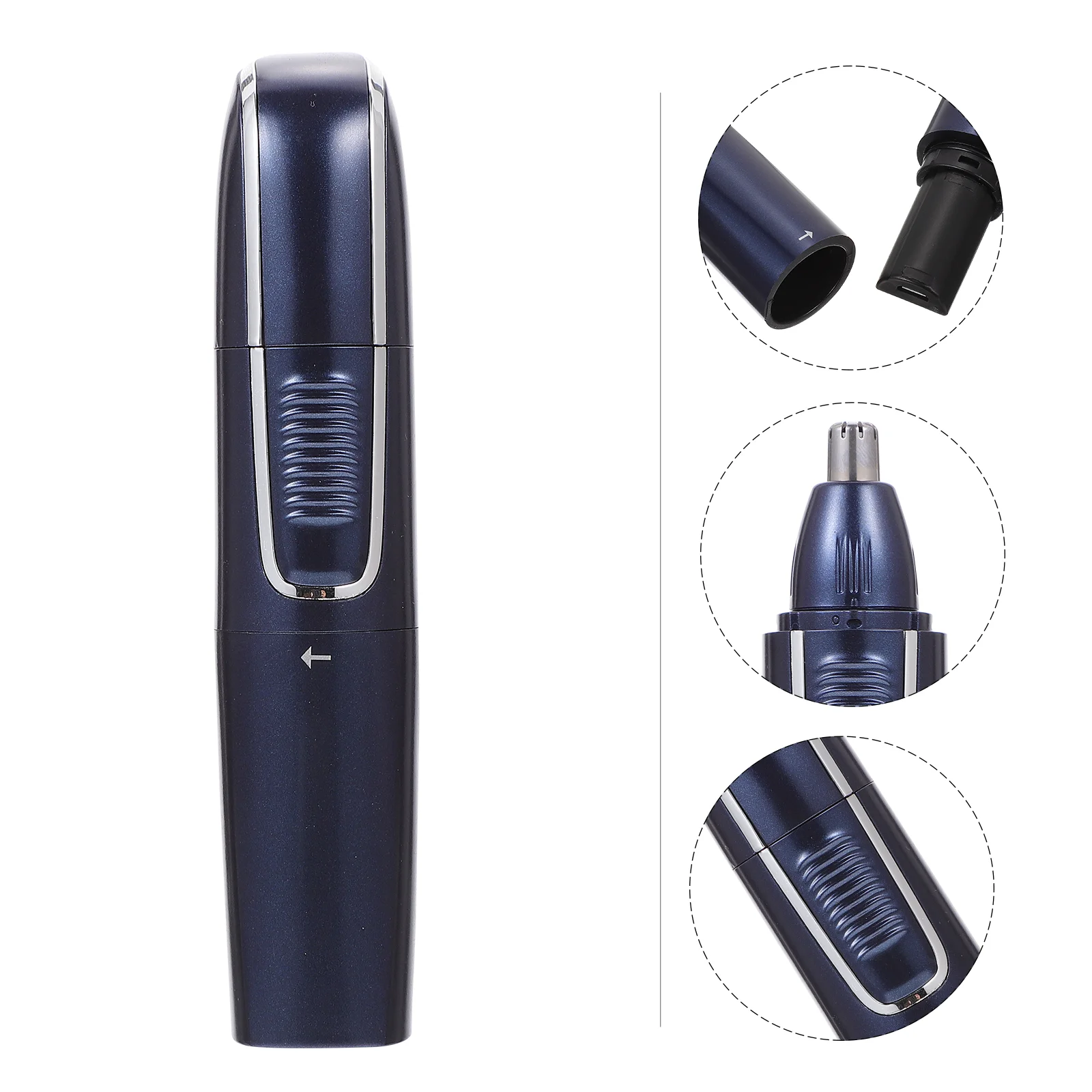 

Usb Перезаряжаемый моющийся триммер для волос в носу, электрическая машинка для бритья для мужчин (синий)