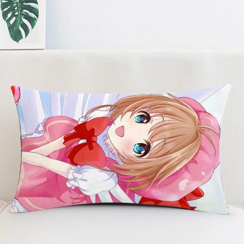 Аниме довец карт Сакура КИНОМОТО Подушка Чехол Высокое качество Наволочка