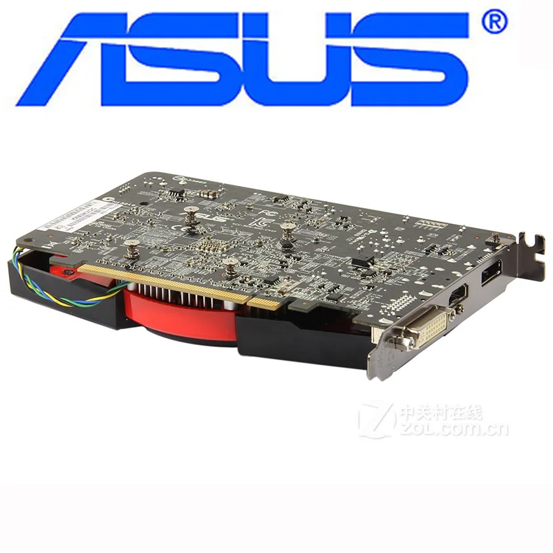Видеокарта ASUS HD7750 1 Гб 128-битная GDDR5 видеокарта HD 7750 ГБ для AMD Radeon DVI HDM DisplayPort HD7750-1GD5