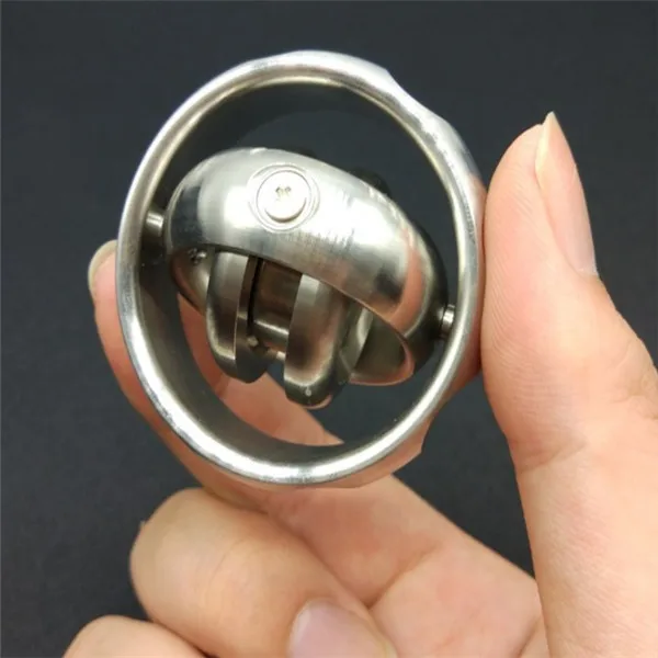 Вращающийся Баланс Черный Технология ручная вертушка Нержавеющая сталь Edc