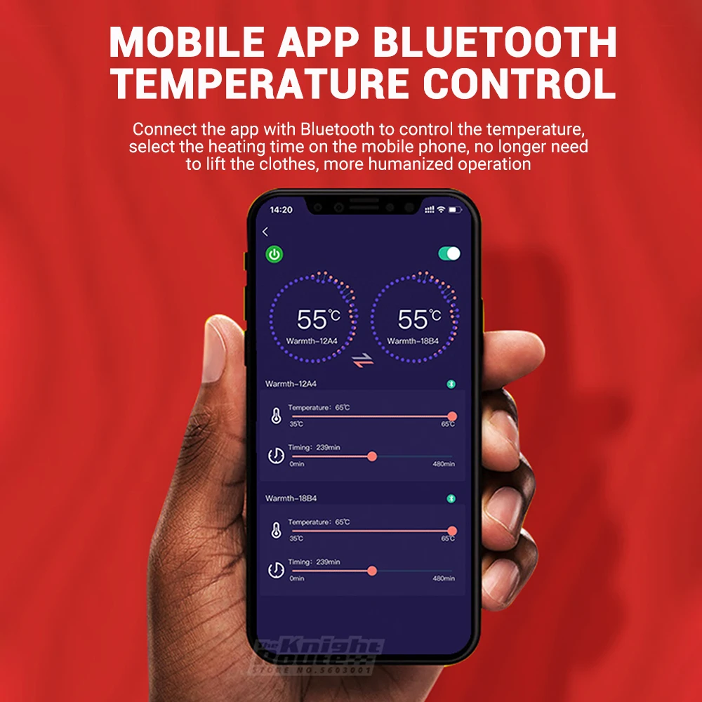 winter heated underwear usb battery powered outerwear ski motorcycle jacket thermal suit smart phone app control temperature men free global shipping