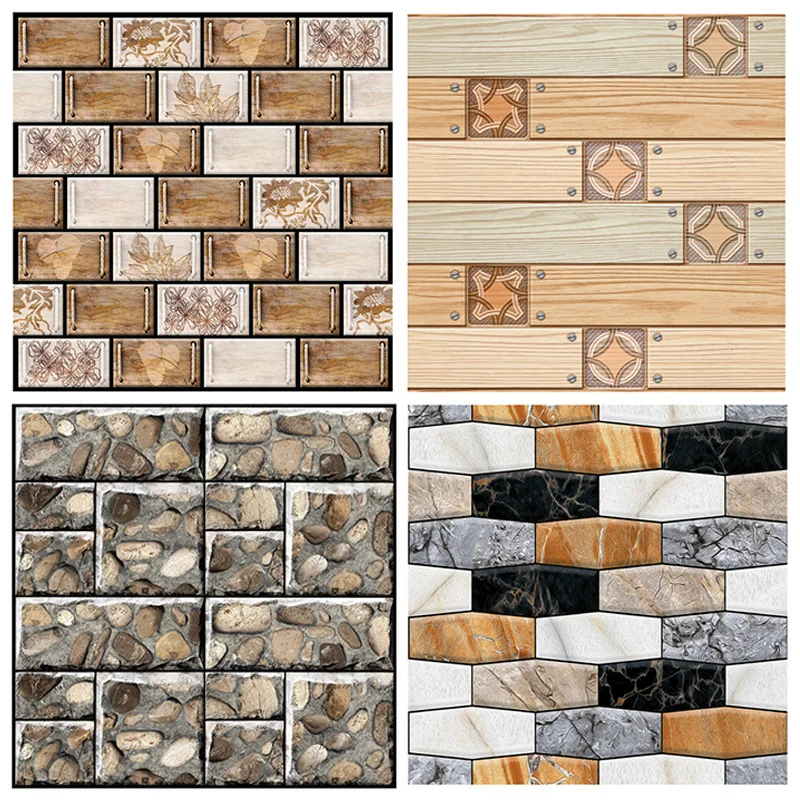 

3D Self-Adhesive Wall Stickers Waterproof DIY Stone Pattern Wallpaper Brick Home Decor Wall Paper Living Room Sticker 30*30cm