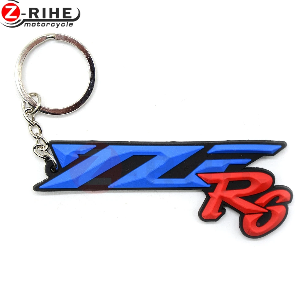 R6 Для YAMAHA YZF R6 R1 YZFR1 YZFR6 аксессуары для мотоциклов мягкие резиновые мотоциклетные запчасти брелок для ключей Moto брелок Высокое качество - Цвет: R6