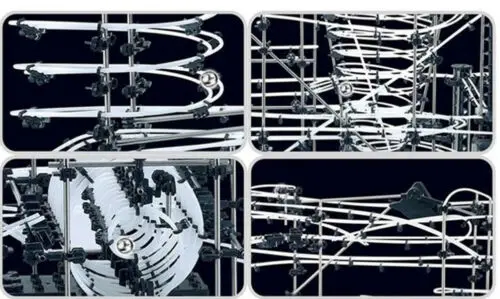 Космический уровень 9 CE Marble Run американские горки космическая