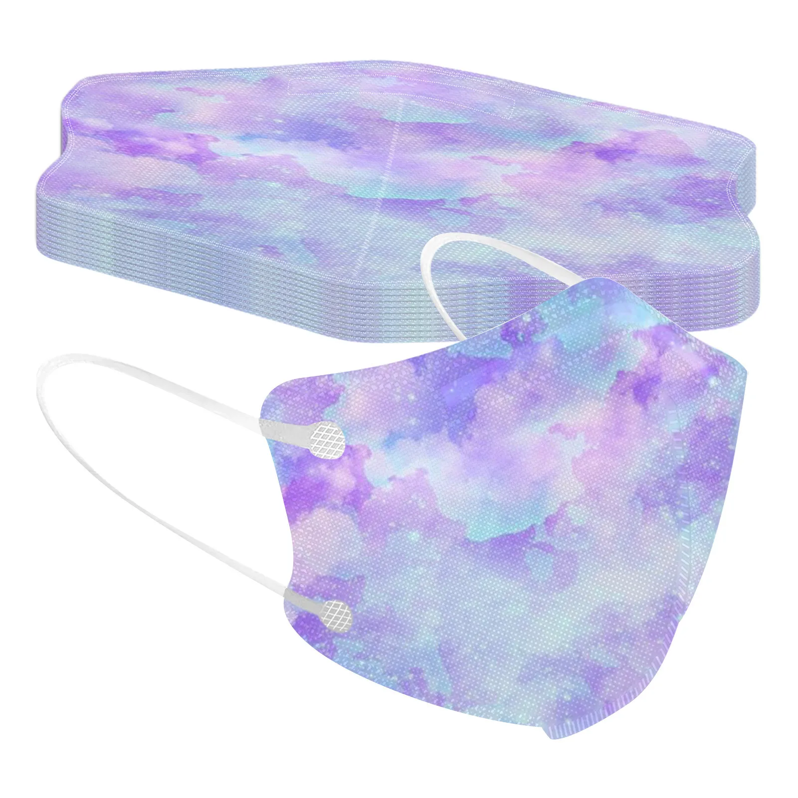 10 шт. детские маскарадные маски с принтом звездного неба |