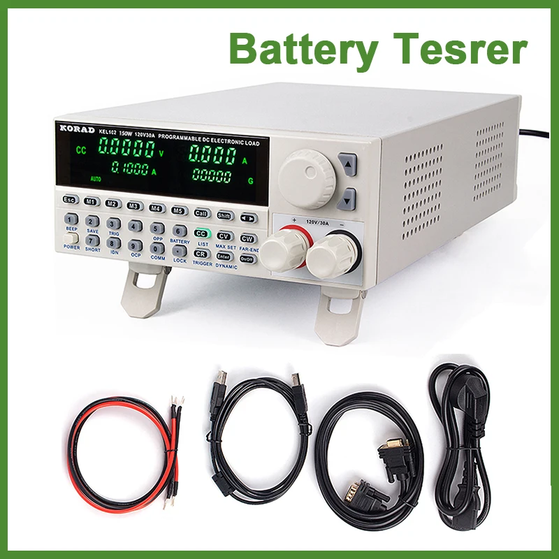

100% New 300W Professional Battery Tester Load 150W 120V 30A Electrical programming Digital Control DC Load Electronic Loads