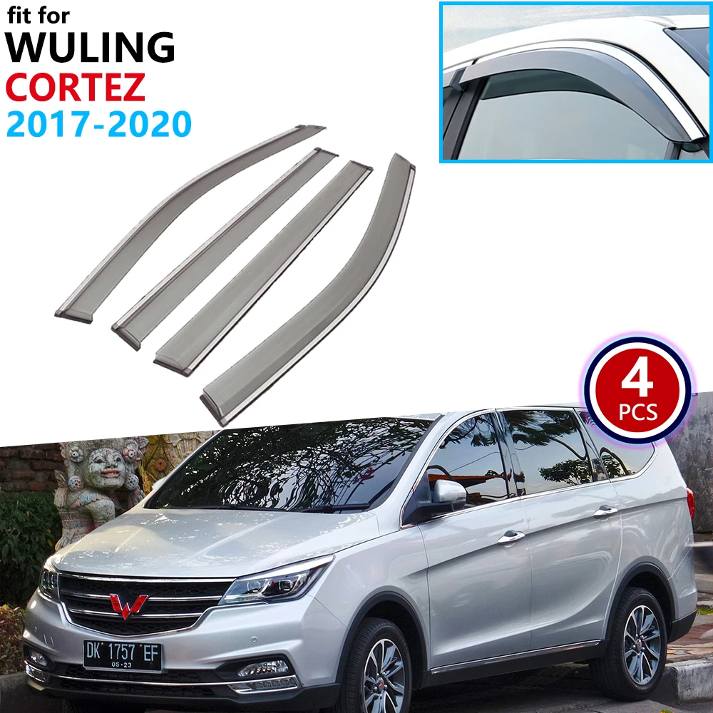 Для Wuling Cortez Baojun 730 2017 2018 2019 2020 оконный козырек тенты защита от дождя дефлектор