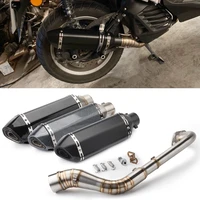 for yamaha nmax 155 nmax155 nmax 125 nmax125 motorcycle exhaust slip on full system modified front middle link pipe