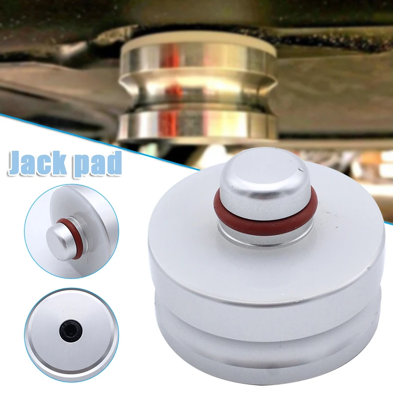 

Jack Point Lift Pad Pad Adapter Tool with Retaining O Ring and White Protective Washer for Tesla Model 3 Car Styling