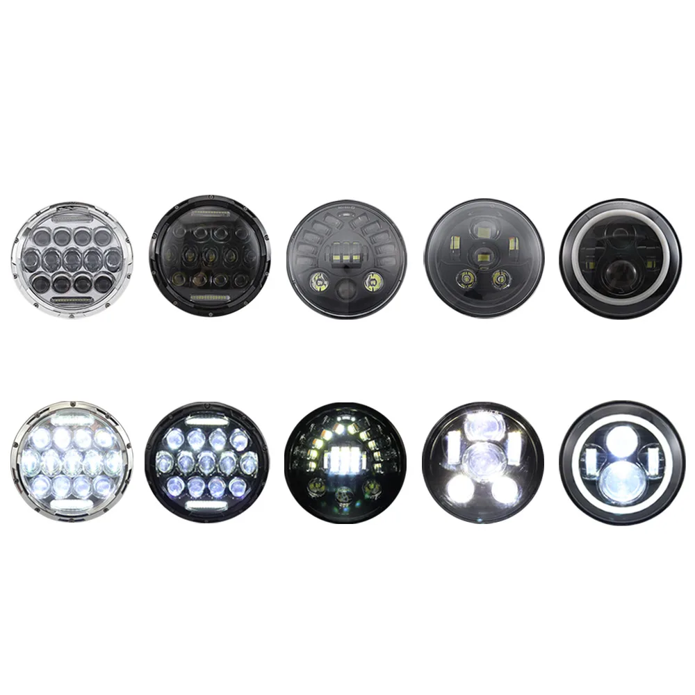 Дневные ходовые огни 5 75 7 дюймов светодиодные фары дальнего и ближнего света для