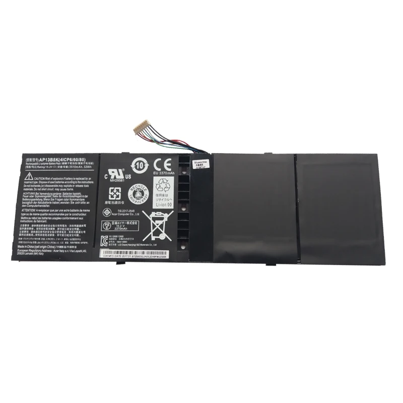 AP13B8K ноутбук Батарея AP13B3K для Acer Aspire Nautilus V5 R7 572G 573G 472G 473G 552G M5 583P 572P 571|Аккумуляторы