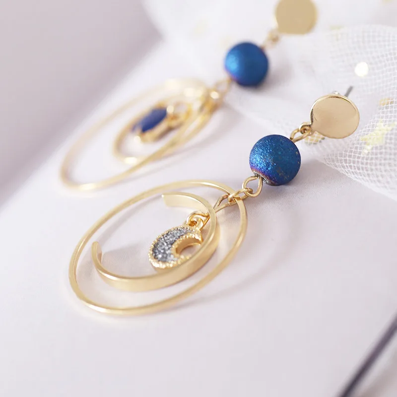 Новинка 2020 Лидер продаж модные висячие серьги подвески с круглыми мультяшными