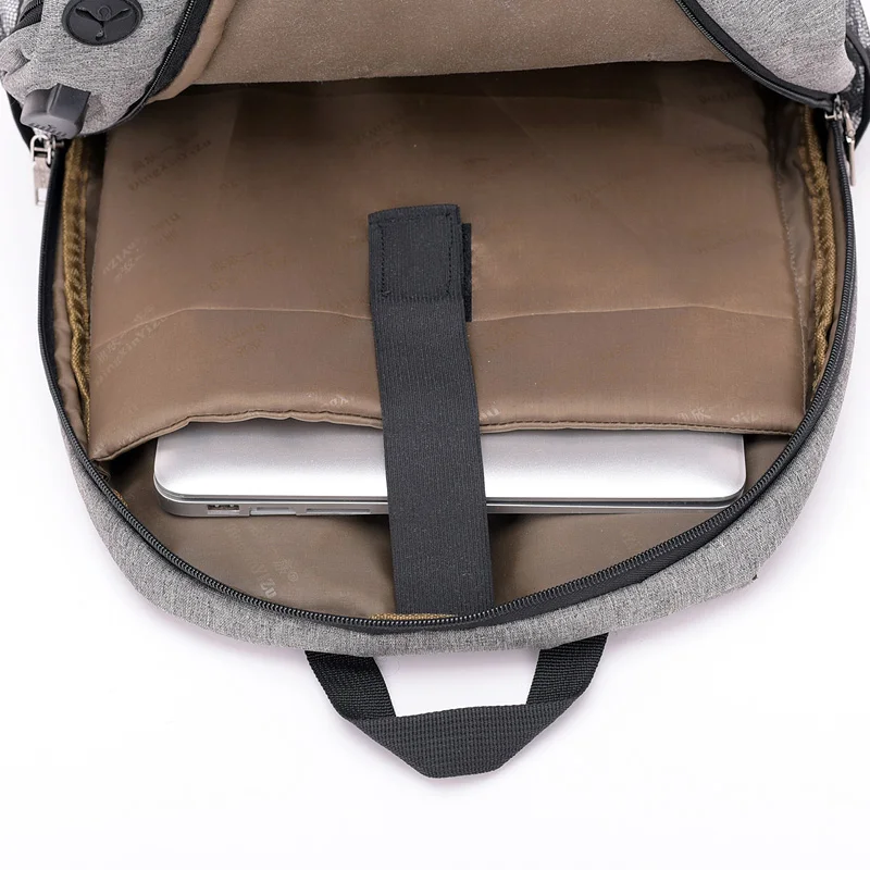 Рюкзак для ноутбука Мужской и Женский Повседневный простой из ткани Оксфорд