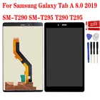 ЖК-дисплей для Samsung Galaxy Tab A 8,0 дюйма, 2019 дюймов, фотосессия, T290, T295, ЖК-дисплей, панель, сенсорный экран, дигитайзер, датчик в сборе