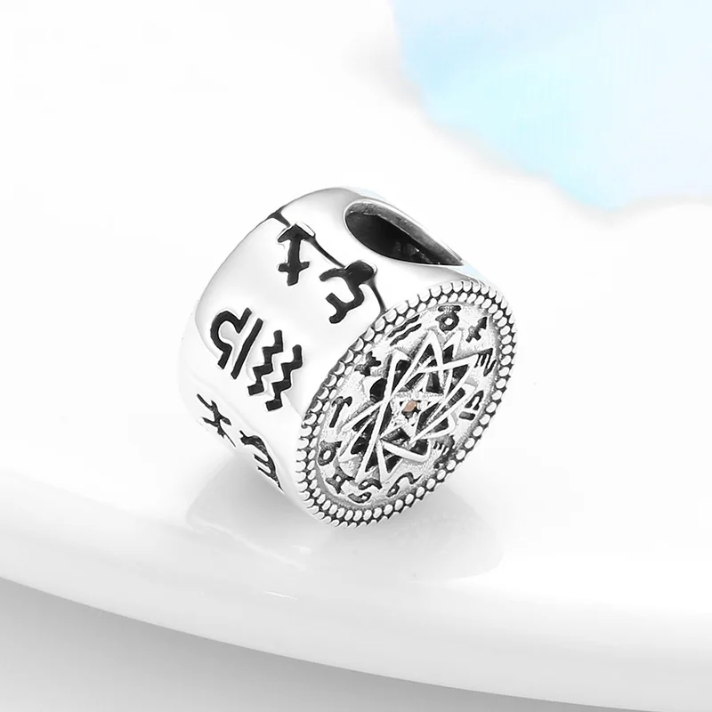 925 пробы серебро полное надежды Созвездие Овна очаровательные бусины подходят к