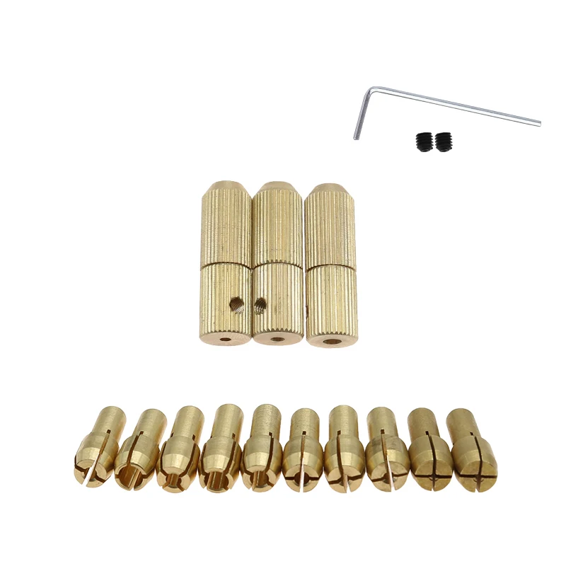 Зажим зажимного патрона для ручной дрели 2 мм/2 3 мм/3 17 мм + 5 шт./10 шт. 0 мм|Приводные