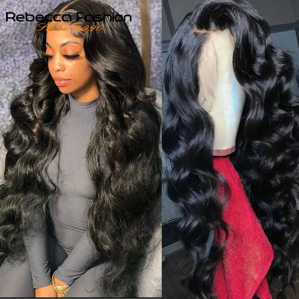 

30 Inch Loose Deep Wave Lace Front Human Hair Wigs Glueless 360 Lace Frontal Wig Pre Plucked Brazilian Hair Wigs For Black Women