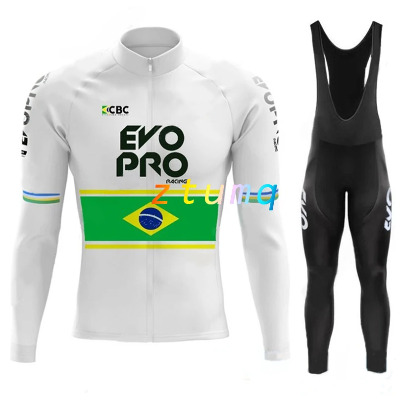 

Autumn Men‘s Long Sleeve Cycling Jersey Sets Sportshirt Bikewear Breathable Bicycle Riding Clothing Pro Team Uniform MTB Suit